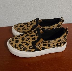 Toddler Girls Cheetah Slip On Size 8.5